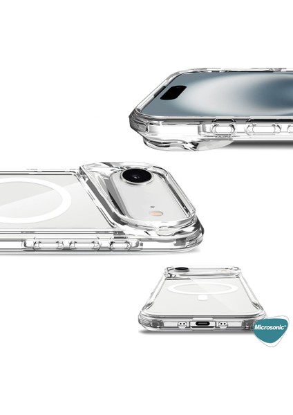 Apple iPhone 17 Air Kılıf Magsafe Trex Bumper Şeffaf modelleri