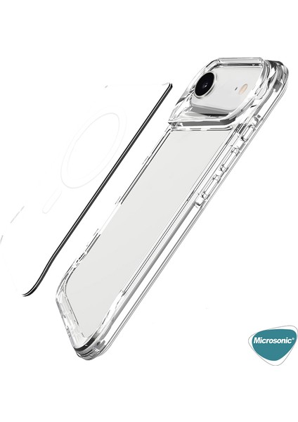 Apple iPhone 17 Air Kılıf Magsafe Trex Bumper Şeffaf