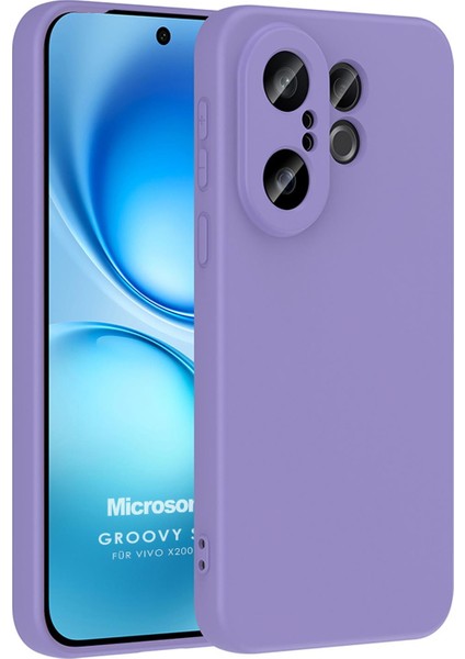 Vivo X200 Fe 5g Kılıf Groovy Soft Lila