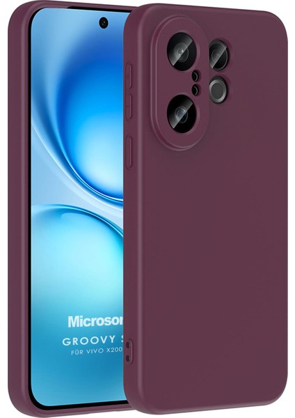 Vivo X200 Fe 5g Kılıf Groovy Soft Mor