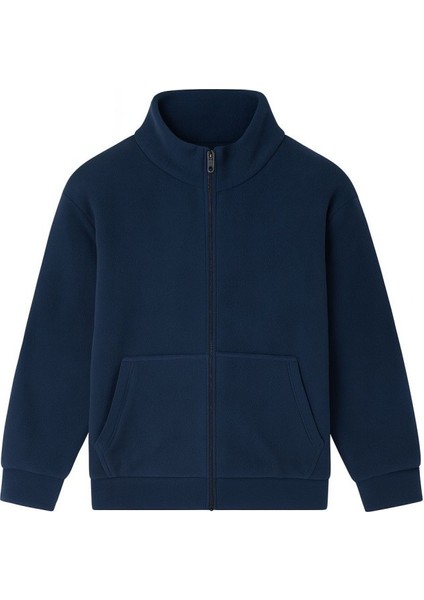 Erkek Lacivert Polar Full Zip Fermuarlı Lacivert Erkek Polar Lacivert Polar