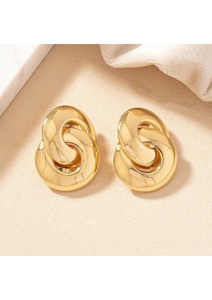 Çelik Içiçe Düğme Küpe fiyatları