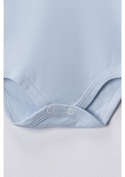 %100 Pamuklu Penye Likralı Kumaş Çıtçıtlı Uzun Kol Bebek Badi Zıbın Renkli fırsatları