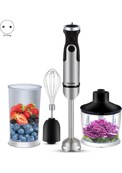 Biolomix El Blender, Değişken Hızlı Blender, El Blender Food Chopper, El Blenderi, Meyve Makinesi, Et Öğütücü Ab Fişi (Yurt Dışından) indirimleri