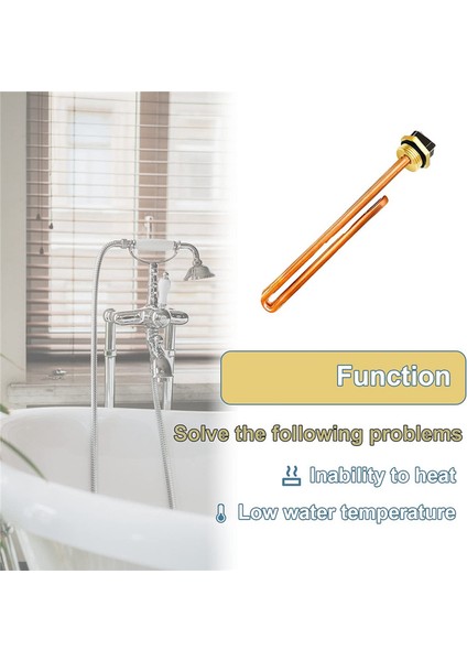 2'li Paket He 55220 Su Isıtıcı Elemanı, Ecosmart Eco Pou 6, Eco 8, Eco 11 Elektrikli Tanklı Su Isıtıcılarına Uygun (Yurt Dışından) fiyatları