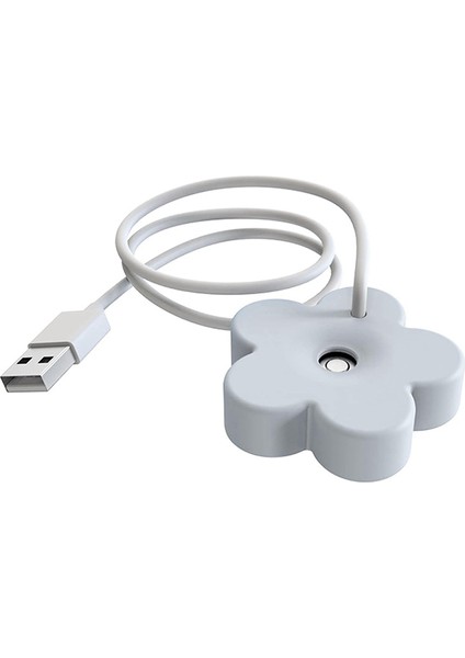 USB Kablolu Mini Taşınabilir Nemlendirici Sızdırmaz Tasarımlı Tanklı Nemlendirici Seyahat Kişisel Nemlendirici Yatak Odası Için Beyaz (Yurt Dışından)