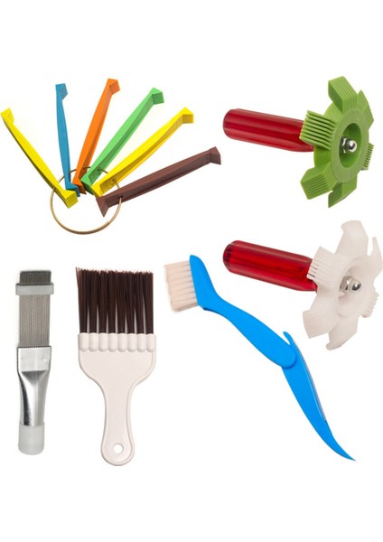 Evrensel Araba Radyatör Kondansatör Kanatçık Tarak Setleri Klima Bobini Düzleştirici El Temizleme Aleti Otomatik Soğutma (Yurt Dışından)