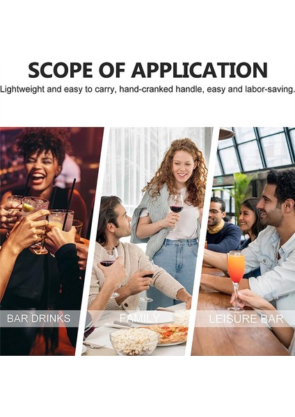 2l Buz Kırıcı Tıraş Makinesi Taşınabilir El Kranklı Buz Makinesi Ev Için Buz Kırıcı Buz Parçacıklı Buz Manuel A (Yurt Dışından) fiyatları