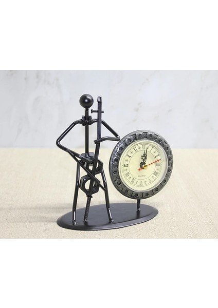 Metal Saatli Keman Çalan Müzisyen ALK4333 ( Lisinya )