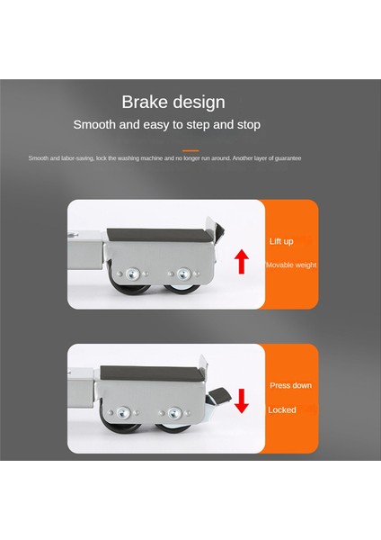 Çamaşır Makinesi Standı Evrensel 24 Tekerlekli Kurutma Makinesi Tutucu Uzatılabilir Buzdolabı Tabanı Mobil Araba Depolama Rafları - Gri (Yurt Dışından) fırsatları