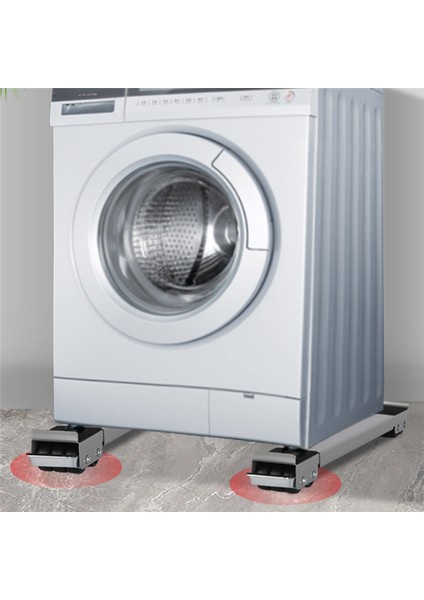 Çamaşır Makinesi Standı Evrensel 24 Tekerlekli Kurutma Makinesi Tutucu Uzatılabilir Buzdolabı Tabanı Mobil Araba Depolama Rafları - Gri (Yurt Dışından) indirimleri