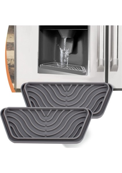 2 Adet Buzdolabı Damlama Tutucu Tepsi Mini Buzdolabı Damlama Tepsisi Buz ve Su Sebili Tavası Buzdolabı Dökülen Su Pedini Korur (Yurt Dışından) indirimleri