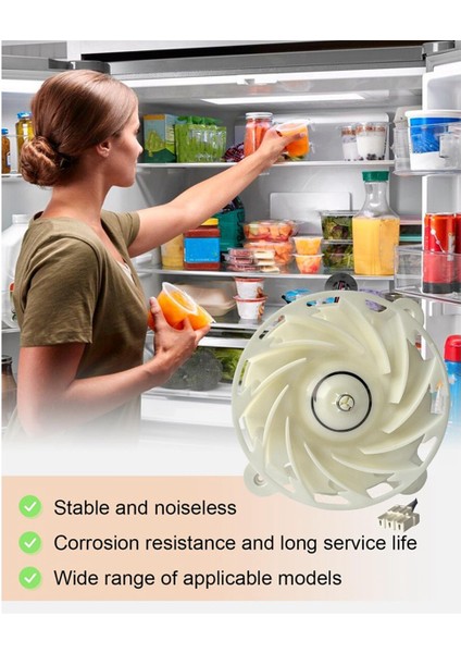 DA31-00342A Samsung Buzdolabı Için Buzdolabı Buharlaştırıcı Fan Motoru EAP12590899,4982090, ARES2130RA Dc 12V'NIN Yerini Alır (Yurt Dışından) modelleri