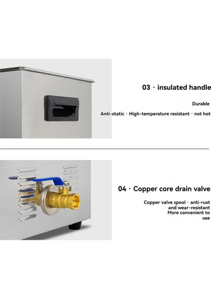0,8 L Düğmeli Ultrasonik Temizleyici 304 Paslanmaz Çelik Ultrasonik Ingiltere Fişi (Yurt Dışından) fırsatları