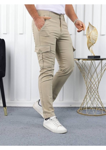 Erkek Körüklü Jogger Paça Lastiksiz Pantolon