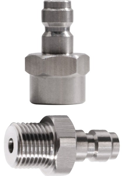 2 Adet Evrensel 8mm Hızlı Çıkarılabilir Fiş Adaptörü, M11X1 Dişi Dişli ve Karbondioksit Adaptörü Için Dış Dişli (Yurt Dışından)