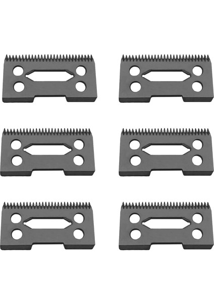 6 Adet Seramik Bıçaklı Seramik Yedek Kesici, 28 Dişli Seramik Makas Bıçağı Yedek Kesici 2 Delikli Makas, Siyah (Yurt Dışından)