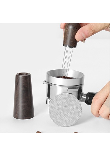 Kahve Karıştırıcı Dağıtıcı Iğne Kahve Karıştırıcı Espresso Paslanmaz Çelik Toz Alma Halkası Seti Kahve Aleti 51MM (Yurt Dışından) fiyatları