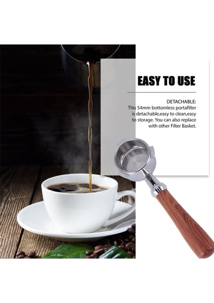 Breville Barista Express BES870XL BES870BSXL BES878BSS BES880BSS BES840XL ve Daha Fazlası Için 54 mm Dipsiz Portafiltre (Yurt Dışından) indirimleri