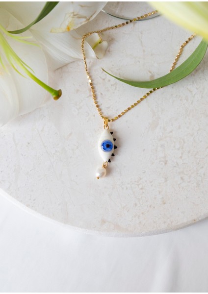 Murano Göz Inci Kolye