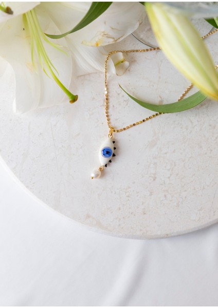 Murano Göz Inci Kolye