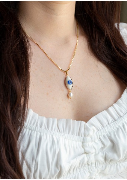 Murano Göz Inci Kolye