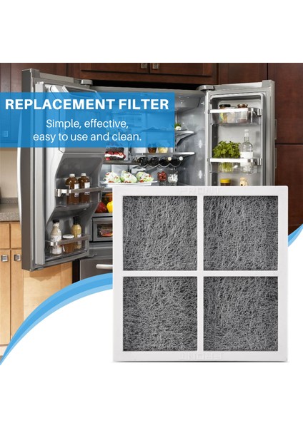 Lg LT120F Kenmore Elite 469918 Buzdolabı Için 6 Adet Yedek Hava Filtresi ADQ73214402, ADQ73214404 (Yurt Dışından) fırsatları