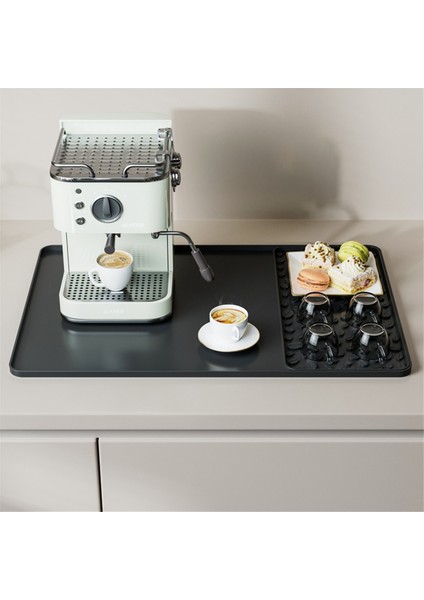 15,75X23,6 Inç Kahve Barı Matı ve Çıkarılabilir Bulaşık Kurutma Matı Siyah (Yurt Dışından) indirimleri