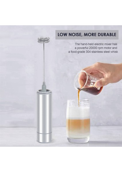 Elde Taşınabilir Elektrikli Süt Köpürtücü, Seyahat Kahve Köpürtücüsü. Süt Köpürtmek Için Kahve Köpürtücü, Içecekler Için Latte/cappuccino Köpürtücü Karıştırıcı, Sıcak Çikolata (Yurt Dışından) fiyatları