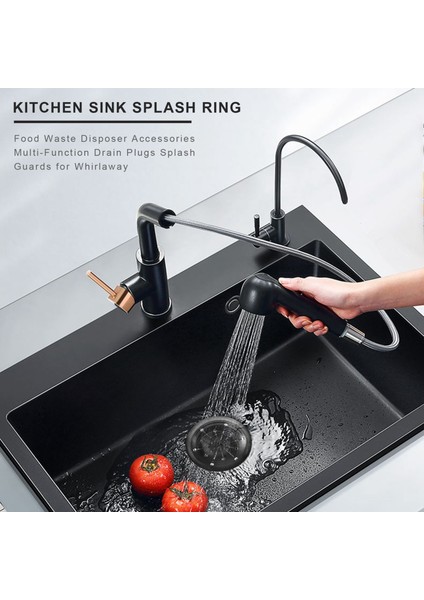 Whirlaway, Waste King, Sinkmaster ve Ge Modelleri Için Çok Fonksiyonlu Tahliye Tıkaçları, Sıçrama Koruyucuları - Koruyucu Ölçüleri (4'lü Paket) (Yurt Dışından) fırsatları