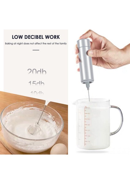 Elde Taşınabilir Elektrikli Süt Köpürtücü, Seyahat Kahve Köpürtücüsü. Süt Köpürtmek Için Kahve Köpürtücü, Içecekler Için Latte/cappuccino Köpürtücü Karıştırıcı, Sıcak Çikolata (Yurt Dışından) fırsatları