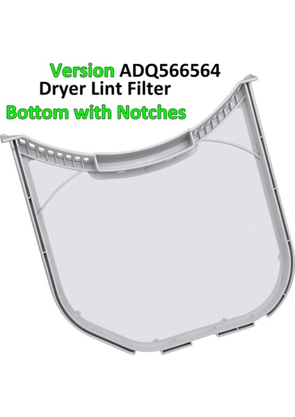 Lg ve Kenmore Kurutma Makineleri Için ADQ566564 Lint Filtresi Yedeği, Kurutucu Temizleme Fırçası ile Çentikli Kurutma Makinesi Lint Filtresi Altı (Yurt Dışından) fırsatları