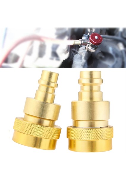 Adet A/c R134A'DAN R1234YF'YE Dönüşüm Kiti, Hızlı Adaptör Ayarlanabilir Yüksek ve Düşük Voltaj Konnektörü, Klima Için (Yurt Dışından) fırsatları