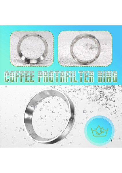 54 mm Dozaj Halkası Paslanmaz Çelik Kahve Dozaj Halkası Espresso Dozaj Hunisi 54 mm Portafilter Için Kahve Protafilter Halkası (Yurt Dışından) indirimleri
