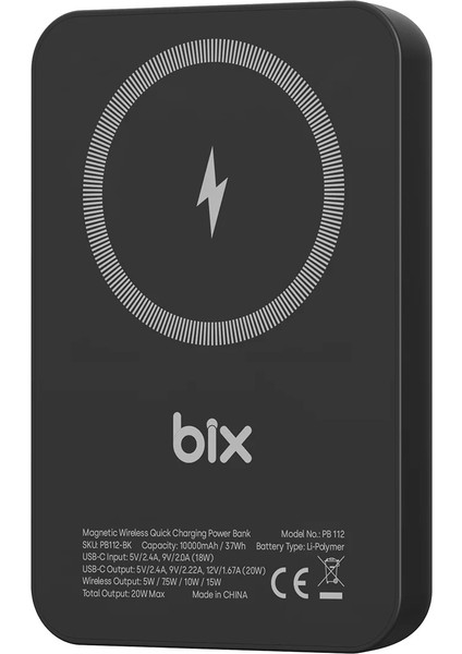 PB112 15W Manyetik Kablosuz Şarj ve 20W Usb-C Hızlı Şarj Destekli 10.000MAH Magsafe ve Qi Uyumlu Mini Powerbank fiyatları