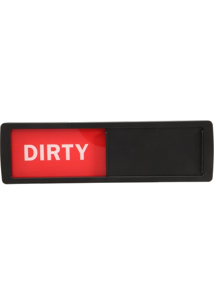 Temiz Kirli Bulaşık Makinesi Mıknatısı - Kolay Okunabilen Çizmeyen Manyetik Gösterge Işareti Mutfak Düzenleme ve Depolama Siyah (Yurt Dışından)