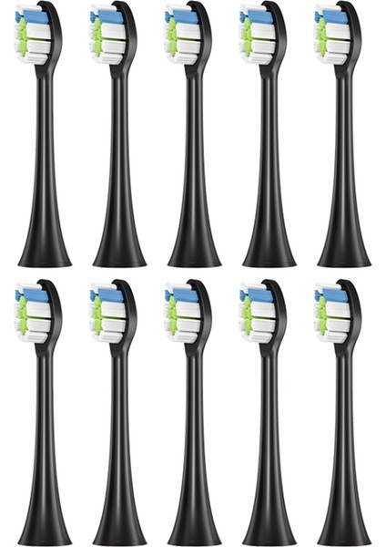 Philips HX6064 HX6930 Hx3/hx6/hx8/hx9/r Serisi Elektrikli Süpürge Yumuşak Dupont Kıl B Için 10 Adet Yedek Diş Fırçası Başlığı (Yurt Dışından)