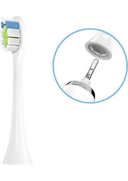 Philips HX6064 HX6930 Hx3/hx6/hx8/hx9/r Serisi Elektrikli Süpürge Yumuşak Dupont Kıl B Için 10 Adet Yedek Diş Fırçası Başlığı (Yurt Dışından) fırsatları