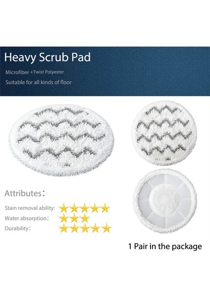 Shark S7000AMZ S7001 S7001TGT S7000 Serisi Paspas Pedleriyle Uyumlu Yedek Buharlı Paspas Pedleri (Yurt Dışından) fırsatları