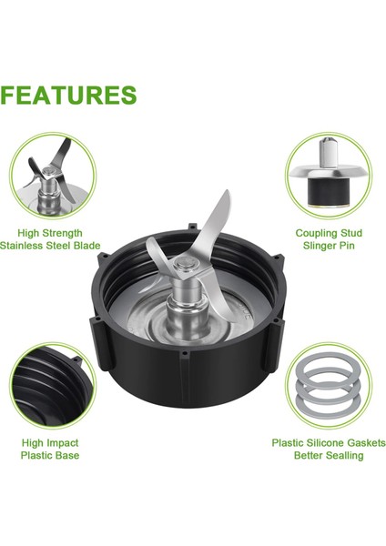 Oster Blender Yedek Parçaları Için Blender Buz Kırıcı Bıçak Kavanoz Taban Kapağı Ile, Aspas Para Licuadora Oster Blender Için (Yurt Dışından) indirimleri