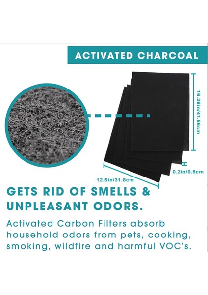 Winix Hava Temizleyici Için 1 Hepa Filtre ve 4 Aktif Karbon Ön Filtre (Yurt Dışından) indirimleri