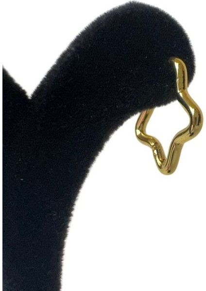 6'lı Gold Renkli Yıldız Küpe 3 Çift Kombin Çoklu Küpe fiyatları