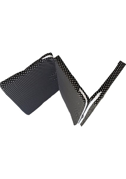 Katlanır Çocuk Yatağı Sünger Yatak Çocuk Oyun Minderi 60X120-4 Cm(Siyah Puantiyeli) fiyatları