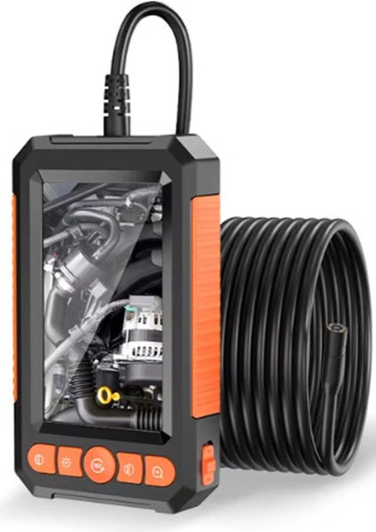 Monitörlü Çift Kameralı 10 mt Sert Kablo Yılan Endoskop Kamera 8 mm 4.3 Inc - Lisinya fiyatları