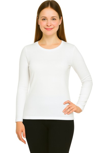 Uzun Kol Bisiklet Yaka Atlet Body