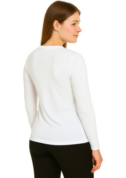 Uzun Kol Bisiklet Yaka Atlet Body modelleri