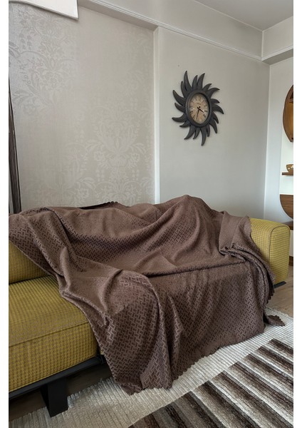 Kadife Şönil Koltuk Örtüsü, Kaymaz Kanepe Örtüsü, Koltuk Şalı (180 x 220CM)