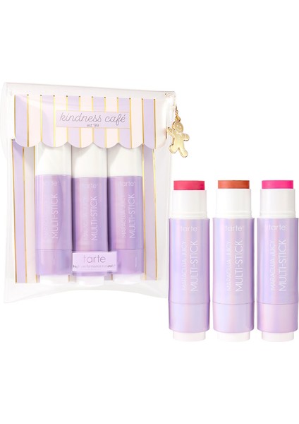 Cheek Souffle Maracuja Juicy Multi-Stick Set - Makyaj Seti 4,25 G + 4,25 G + 4,25 G