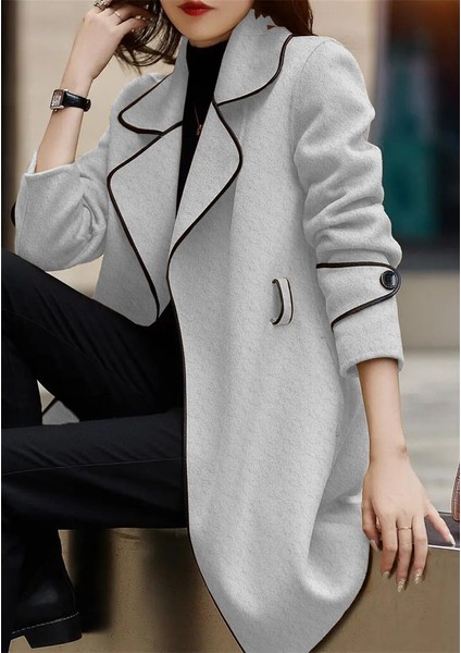 Kemer Detaylı Şık Kaşe Kaban fiyatları