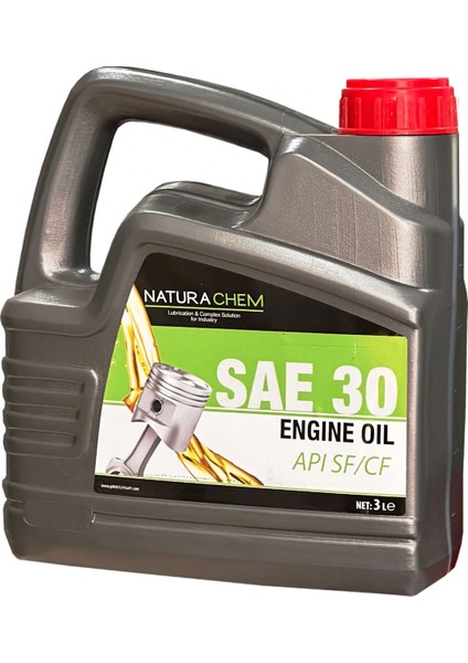 Natura Chem Sae 30 Numara Yağ 3 Lt Motorlu Testere Zincir Yağı
